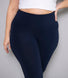 Curve Cropped Lightweight Leggings - Navy