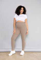 Maternity Winter Everyday Leggings - Stone