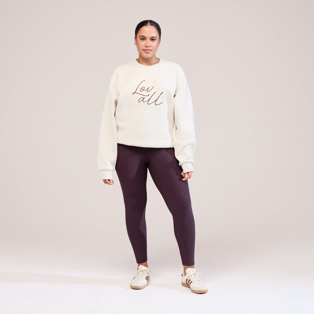 Curve Winter Everyday High Waisted Leggings - Wine