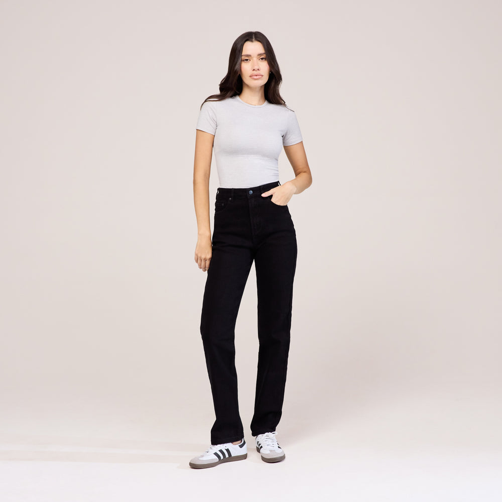 Straight Jeans - Black