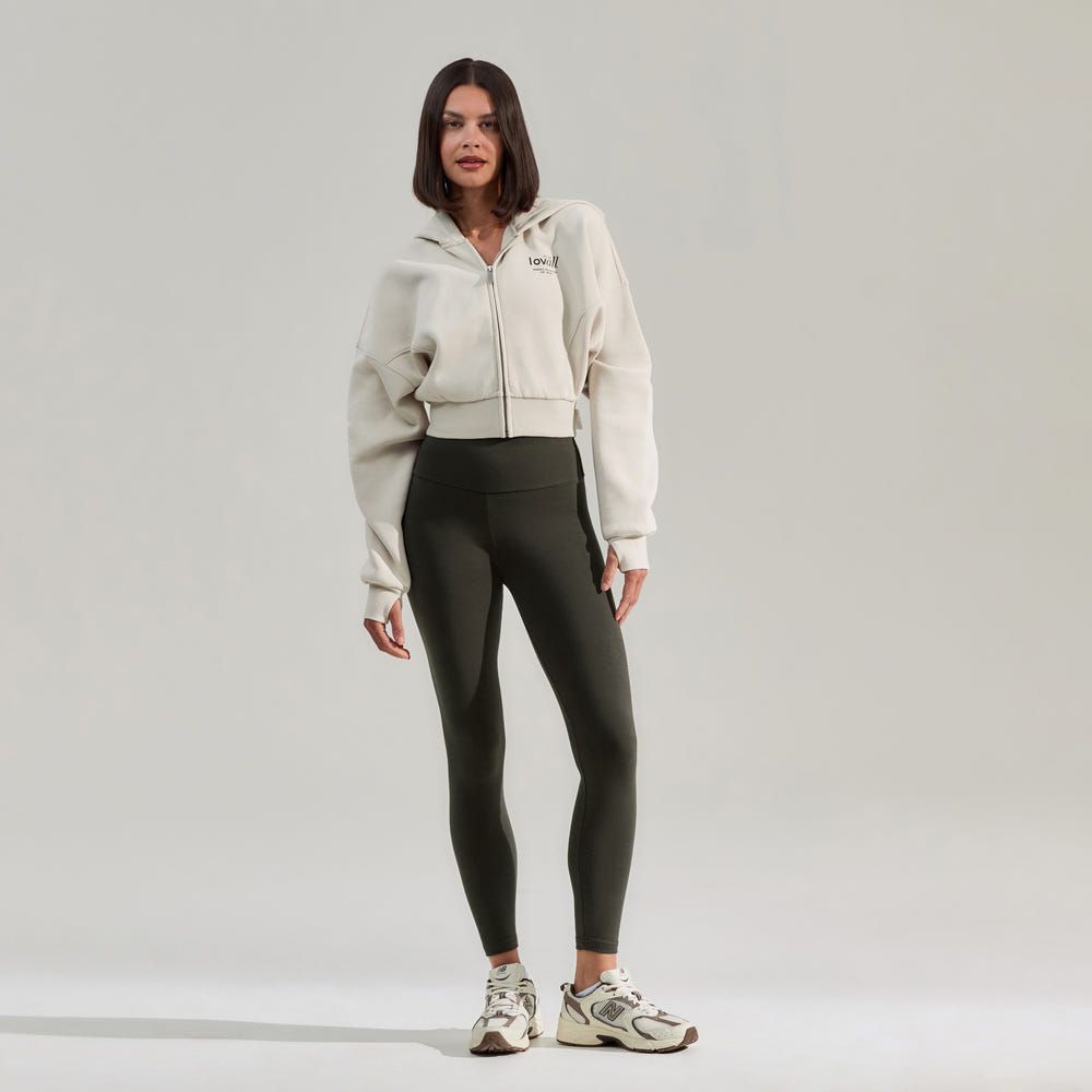 Everyday High Waisted Leggings - Pine