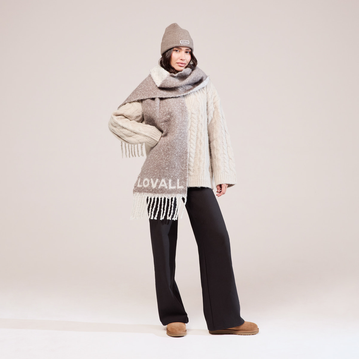 Knitted Hat - Mocha