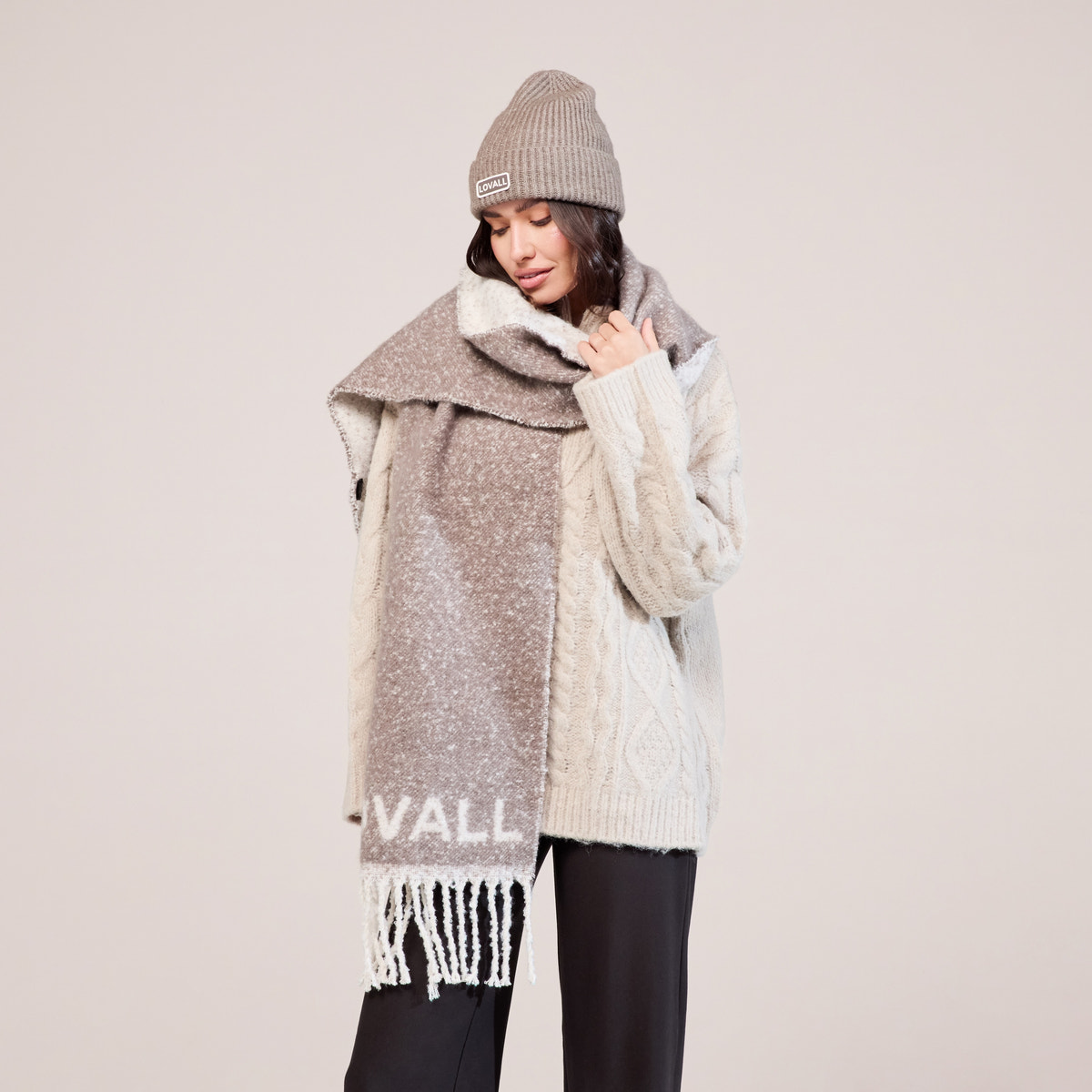 Woven Scarf - Mocha