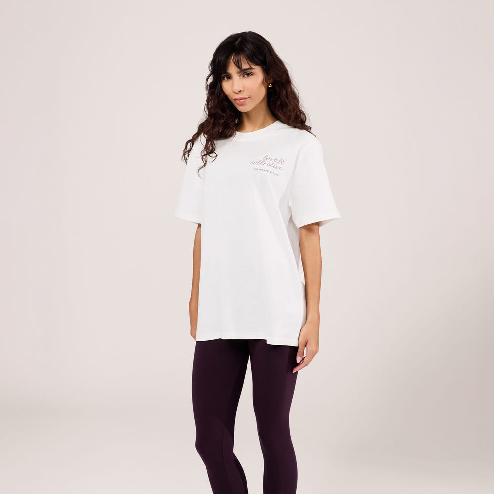 Graphic T-shirt Script - Off White