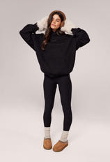 Winter Everyday High Waisted Leggings - Black