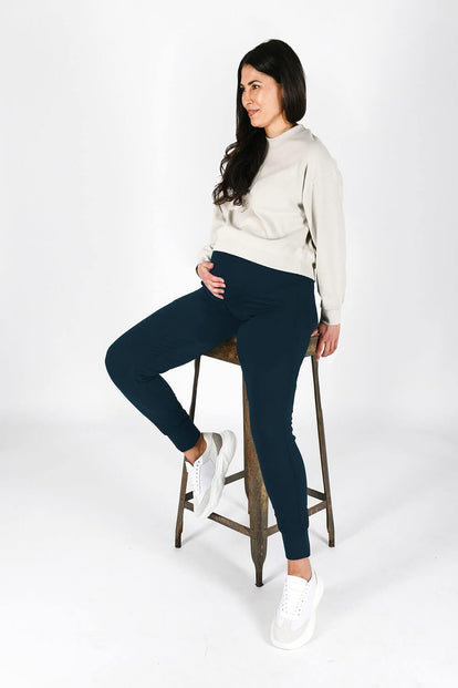 Maternity Recharge Joggers - Navy Blue