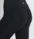Focus Cropped High Waisted Sports Leggings - Midnight Black