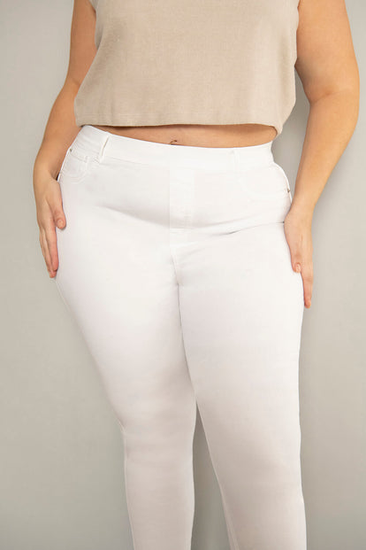 Curve Ultimate Ankle Grazer Jeggings - White