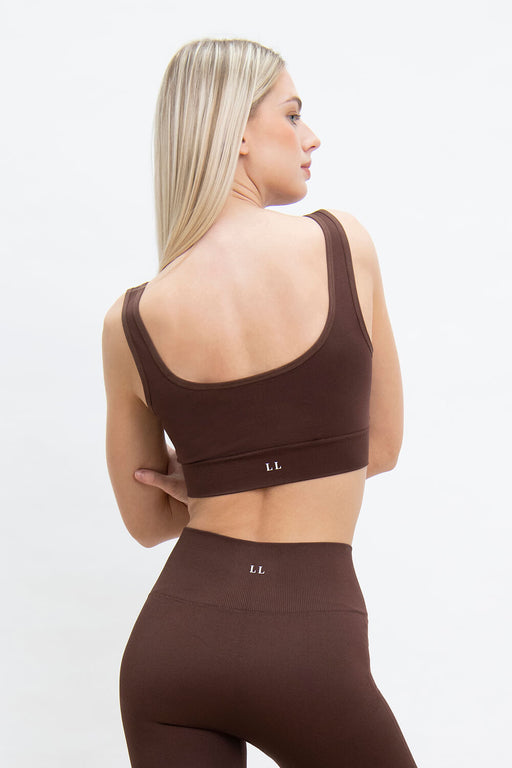 Ultimate Seamless Bralette--Chocolate Brown