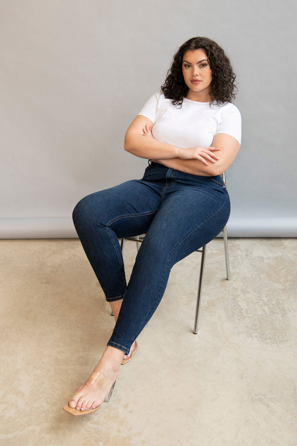 Curve Lift & Shape Jeans - Dark Blue