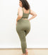 Curve Ultimate High Waisted Seamless Leggings - Sage Green