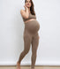 Ultimate Seamless Maternity Leggings - Oatmeal Beige