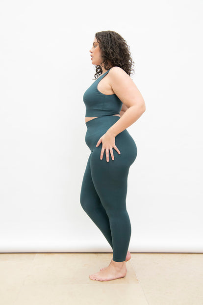 Plus Size Teal Blue Ultimate High Waisted Seamless Leggings