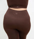 Curve Ultimate High Waisted Seamless Leggings - Chocolate Brown