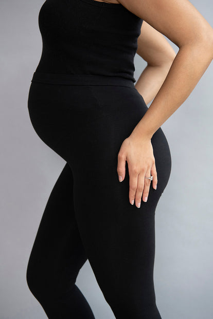 Black Classic Full Length Maternity Leggings  Maternity leggings, Maternity  stockings, Leggings