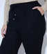 Curve Linen Trousers - Black