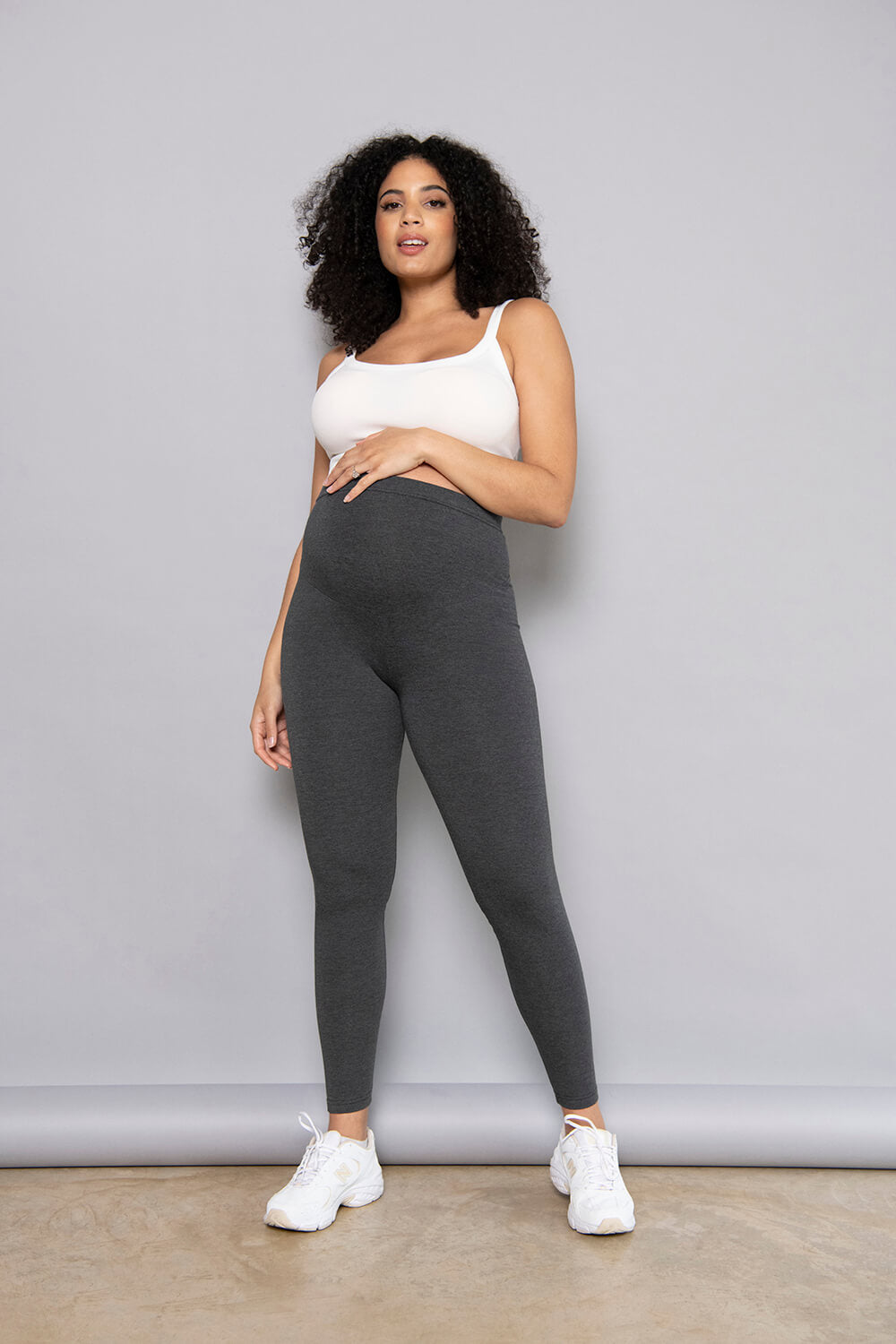 Maternity Everyday Leggings Dark Grey