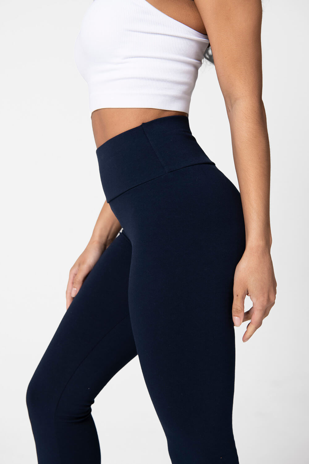 DryMove™ Seamless Shaping Sports tights - Dark blue - Ladies | H&M IN
