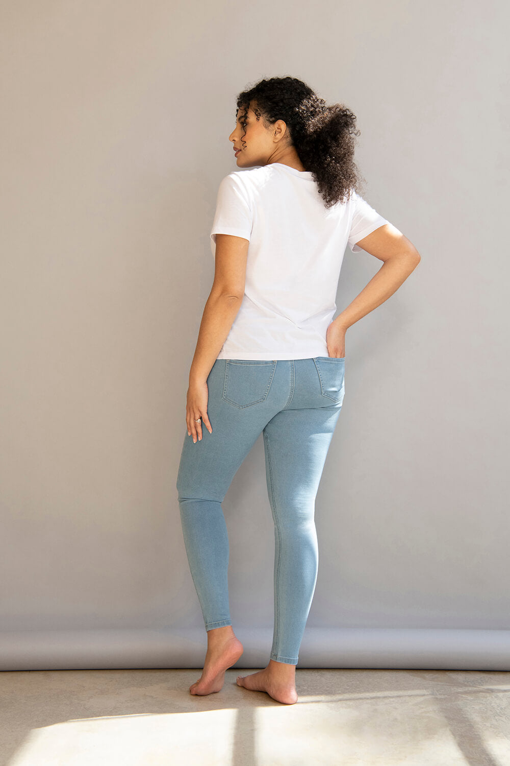 Maternity Jeggings - Light Blue