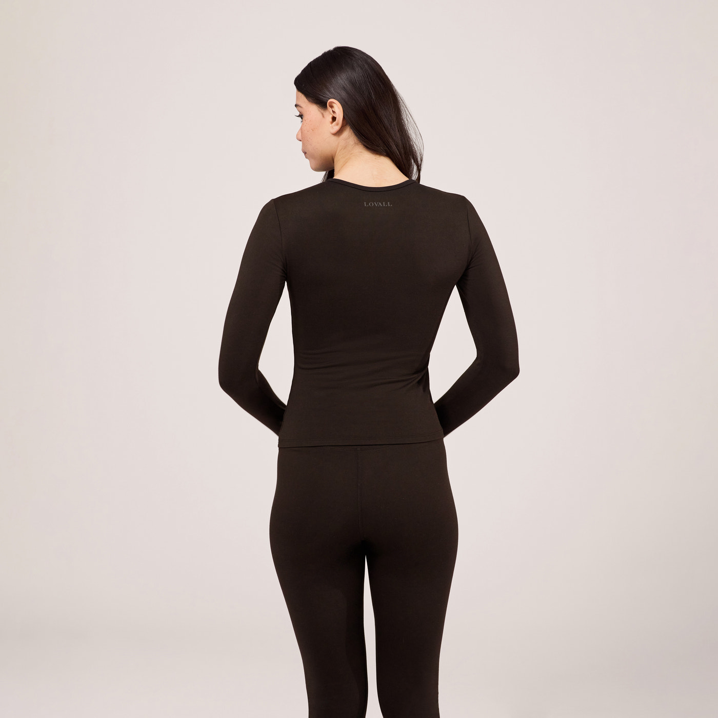 Ultimate Everyday Long Sleeve Top - Black Coffee