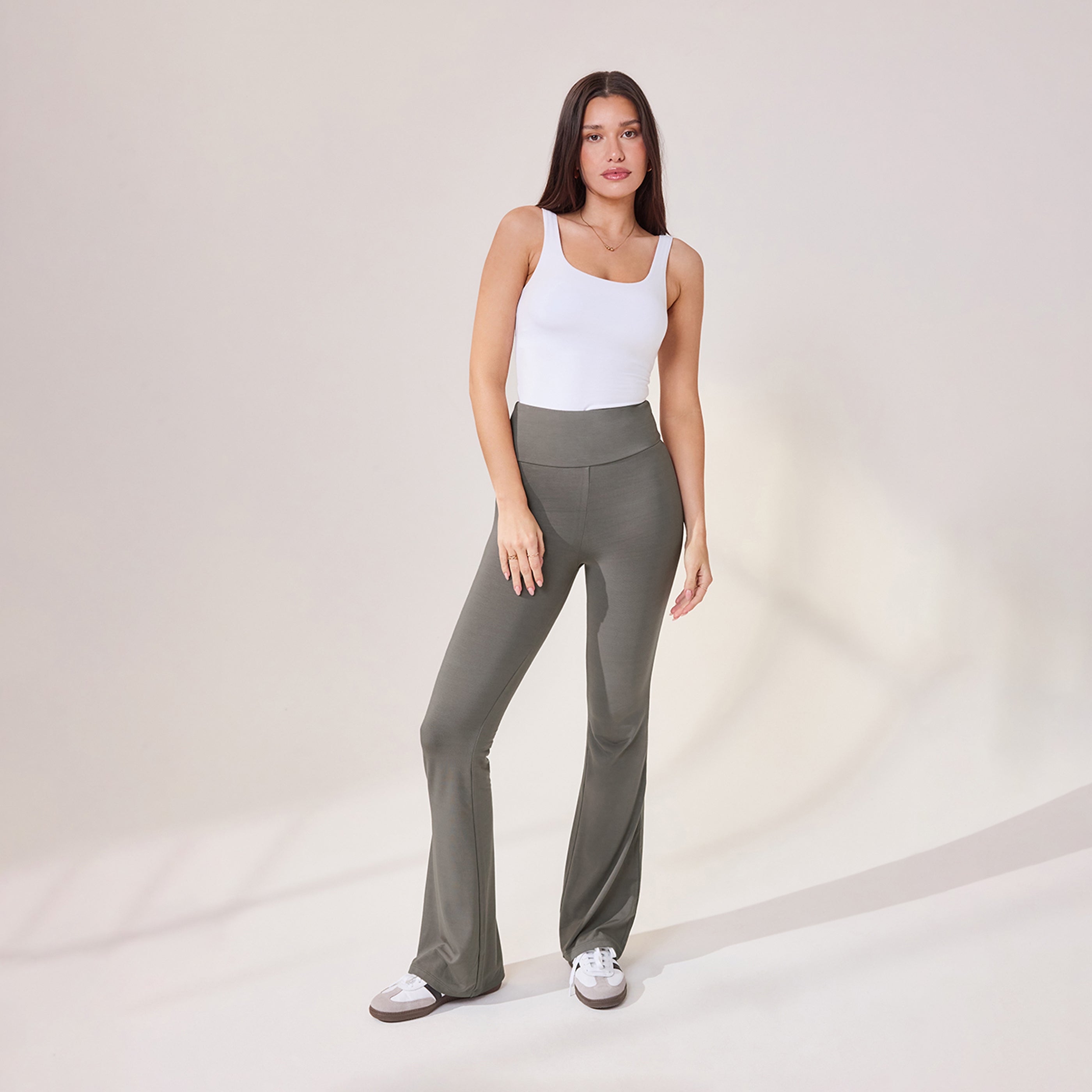 Lightweight Flare Leggings Slate