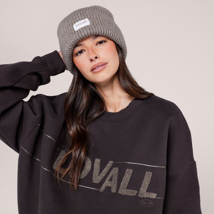 Knitted Hat - Mocha