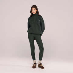 Winter Everyday High Waisted Leggings - Pine