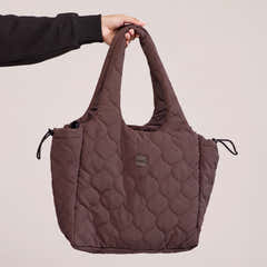 Quilted Bag - Espresso Brown