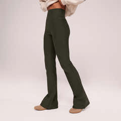 Winter Flare Leggings - Deep Olive