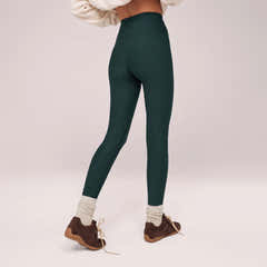 Winter Everyday Fleece-Lined Leggings - Deep Forest