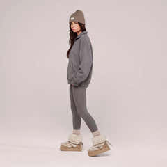 Winter Everyday High Waisted Leggings - Slate Green