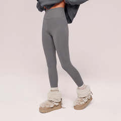 Winter Everyday High Waisted Leggings - Slate Green