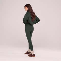 Winter Everyday High Waisted Leggings - Pine
