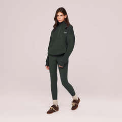 Winter Everyday High Waisted Leggings - Pine