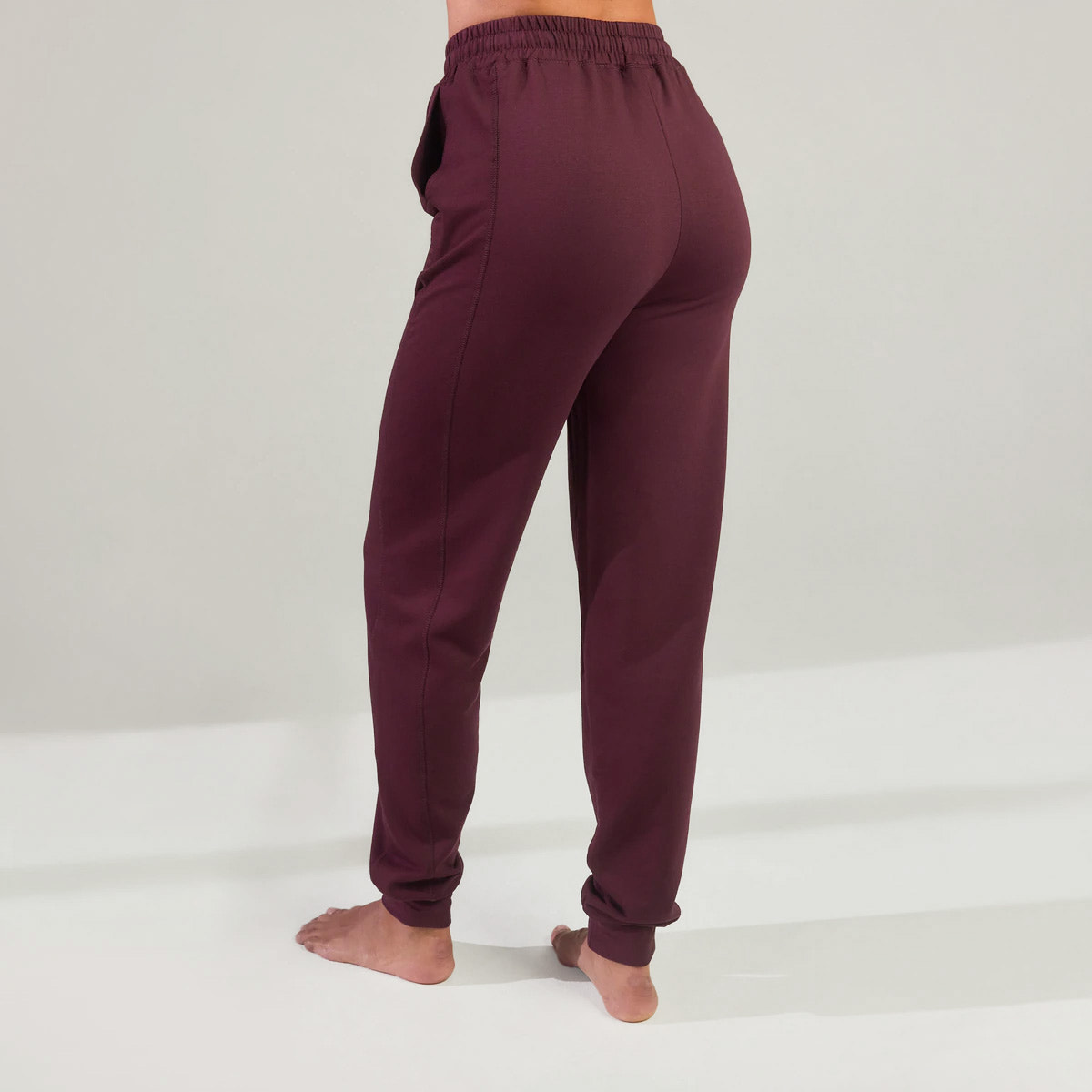 Curve Luxe Lounge Jogger - Dark Cherry