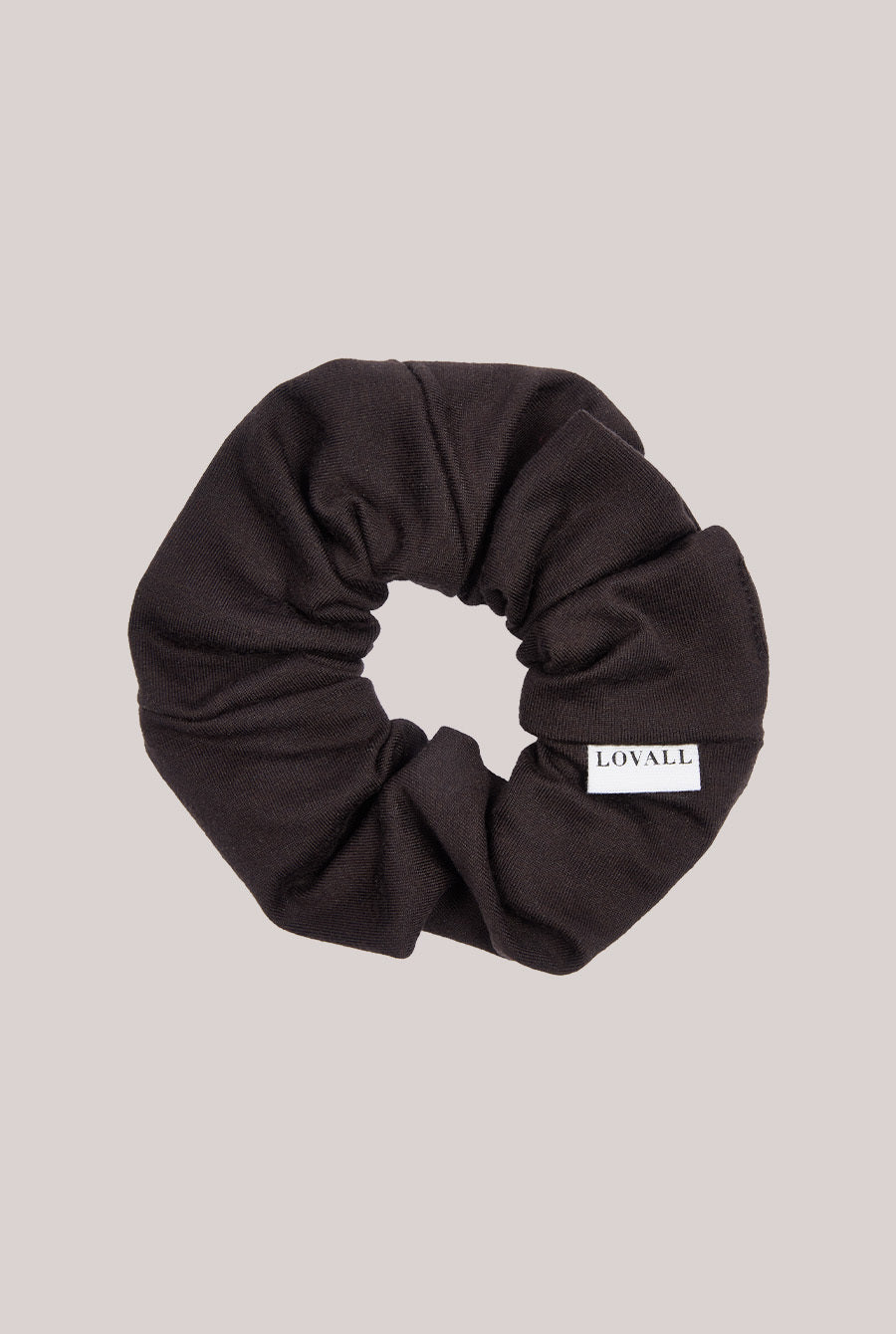 Hair Scrunchie - Black Coffee