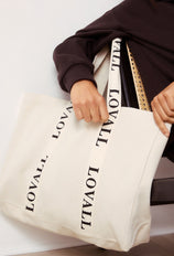 Lovall Recycled Tote Bag - Ecru/Beige