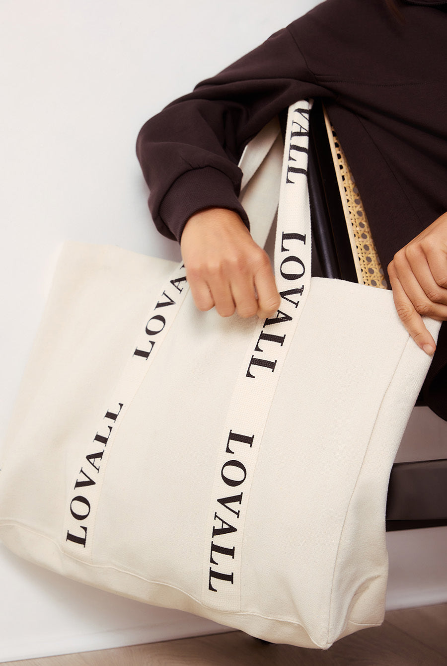 Recycled Tote Bag Ecru Beige
