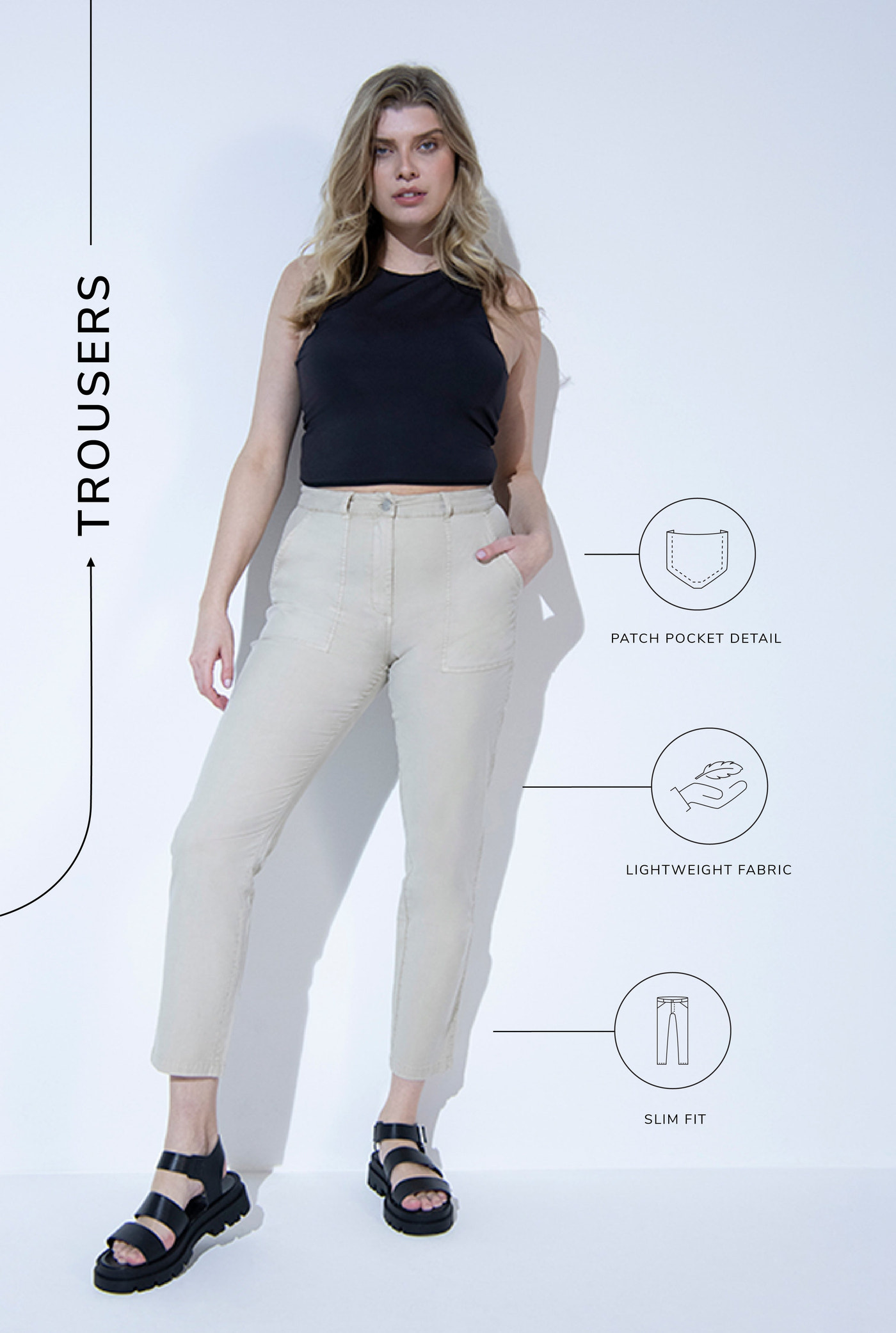 Everyday Chino Trousers - Beige