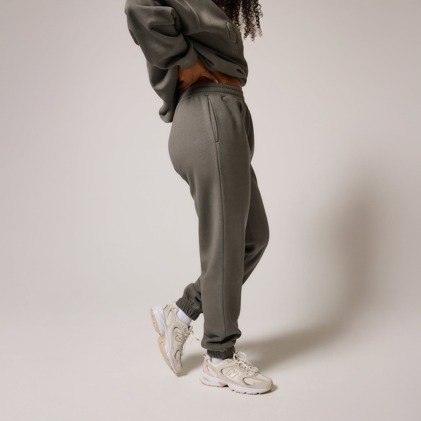 Curve Organic Cuffed Jogger - Slate Green