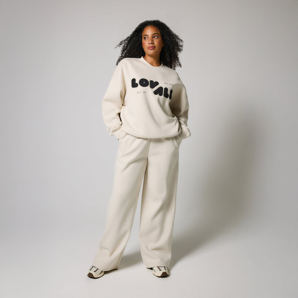Organic Oversized Sweatshirt Style 2 - Ecru