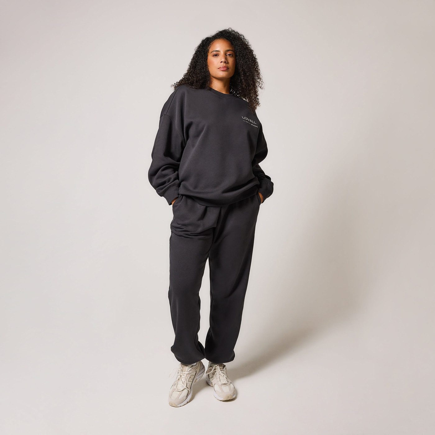 Curve Organic Oversized Sweatshirt Style 3 - Shadow