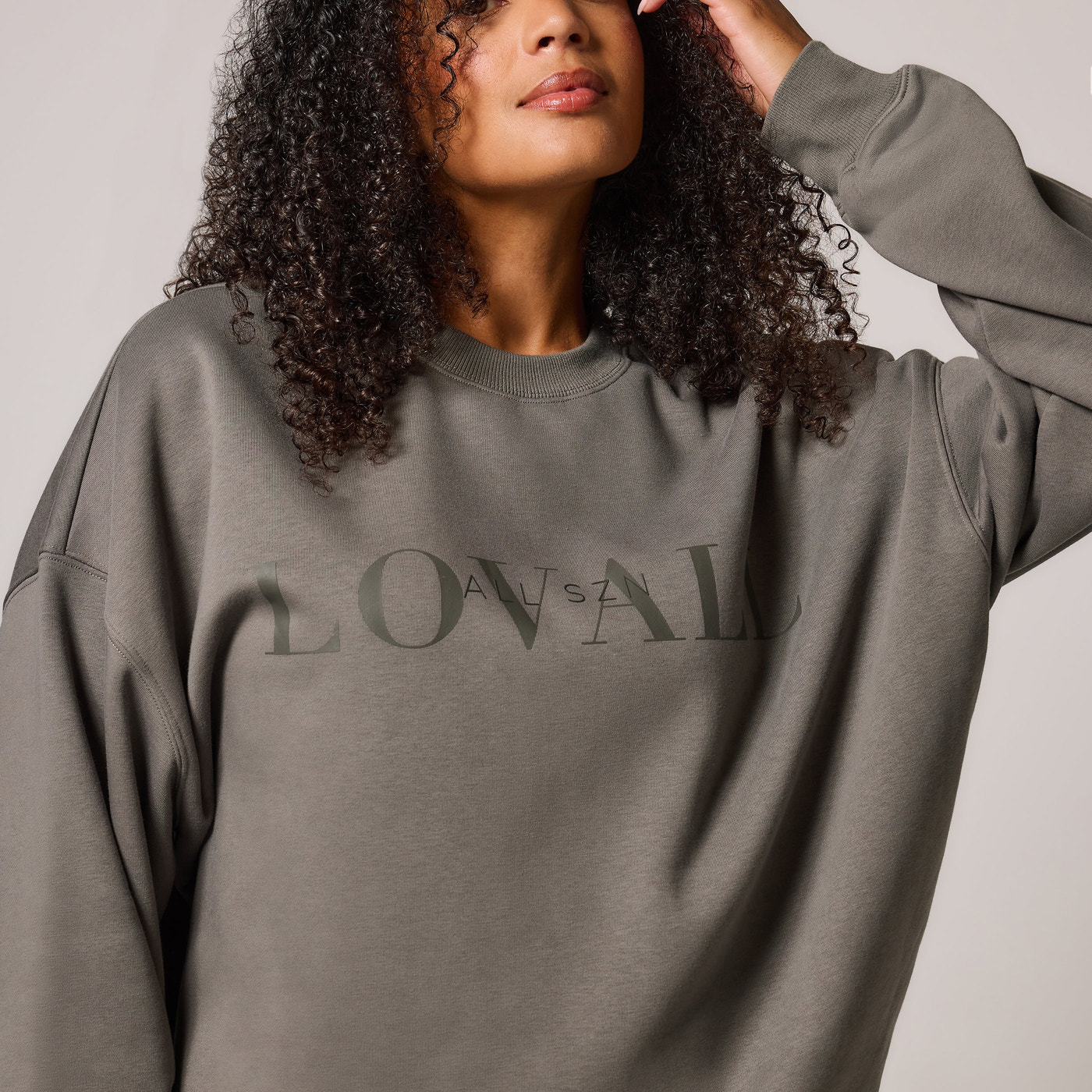 Curve Organic Oversized Sweatshirt Style 4 - Slate Green