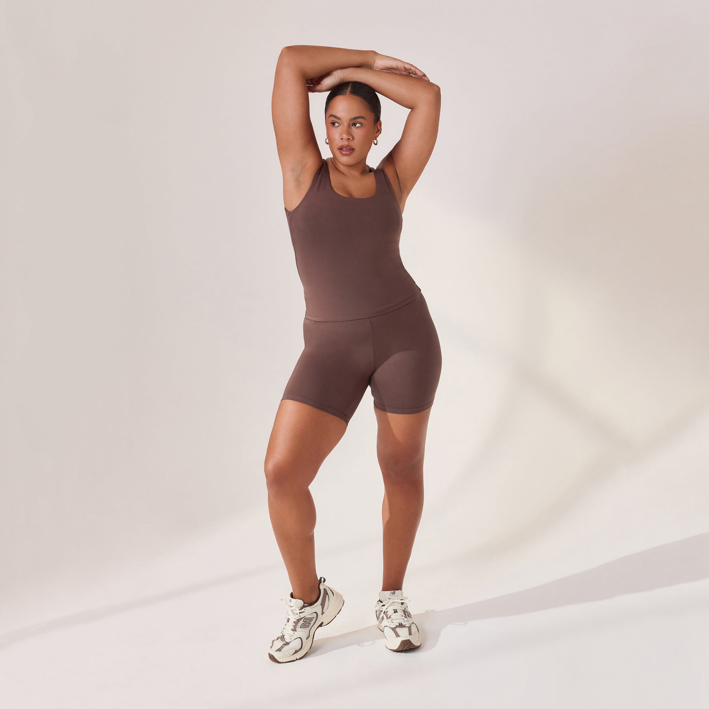 Curve Lightweight Everyday 6 Inch Cycling Shorts - Espresso Brown