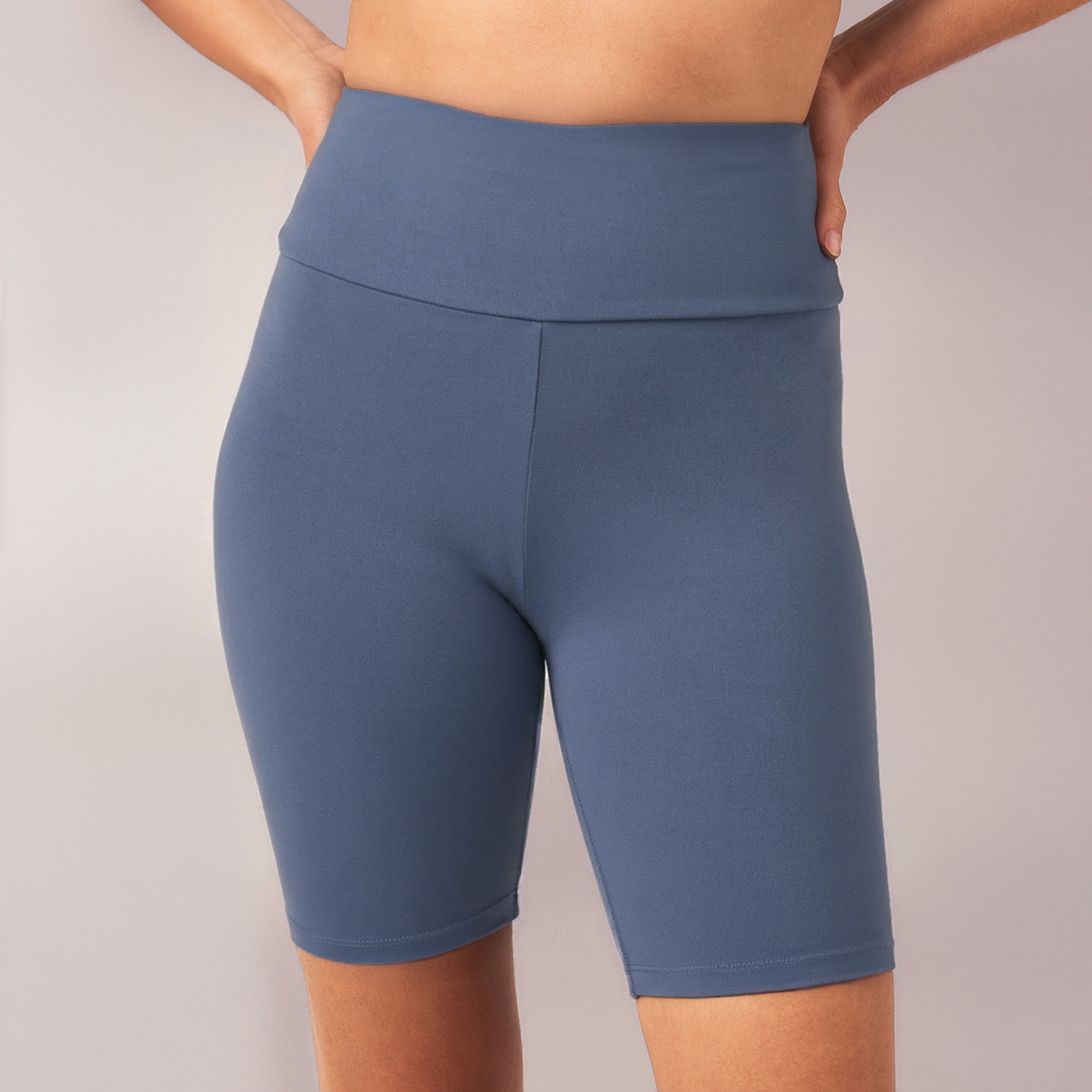 Lightweight Everyday Cycling Shorts - Steel Blue