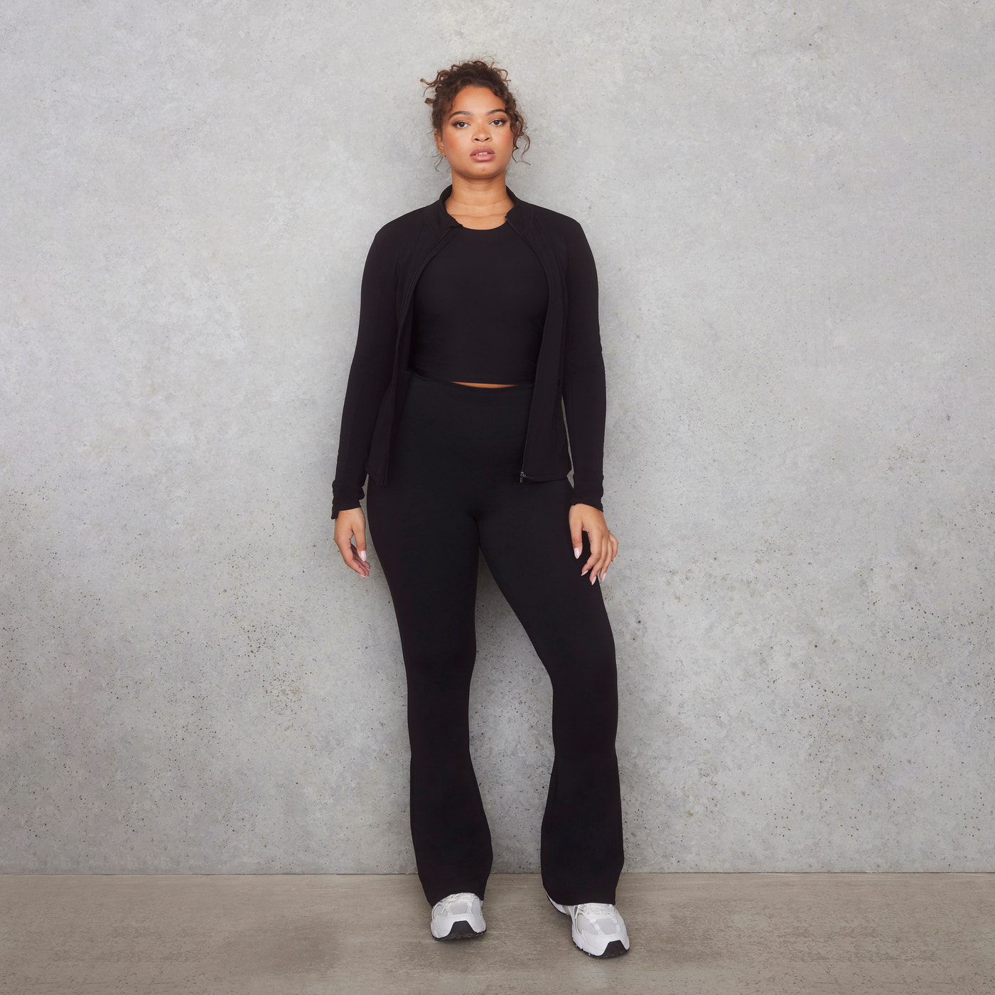 Curve Empower Flare Leggings - Black