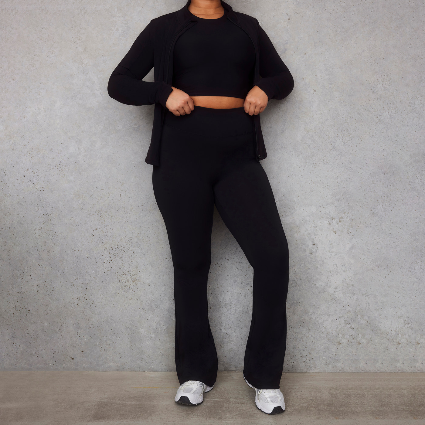 Curve Empower Flare Leggings - Black