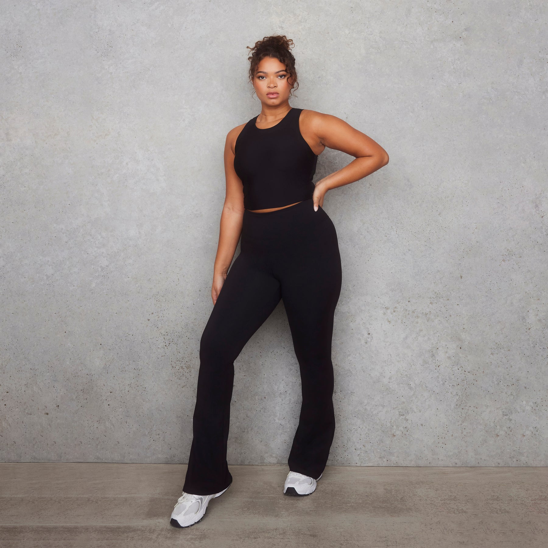 Curve Empower Flare Leggings - Black