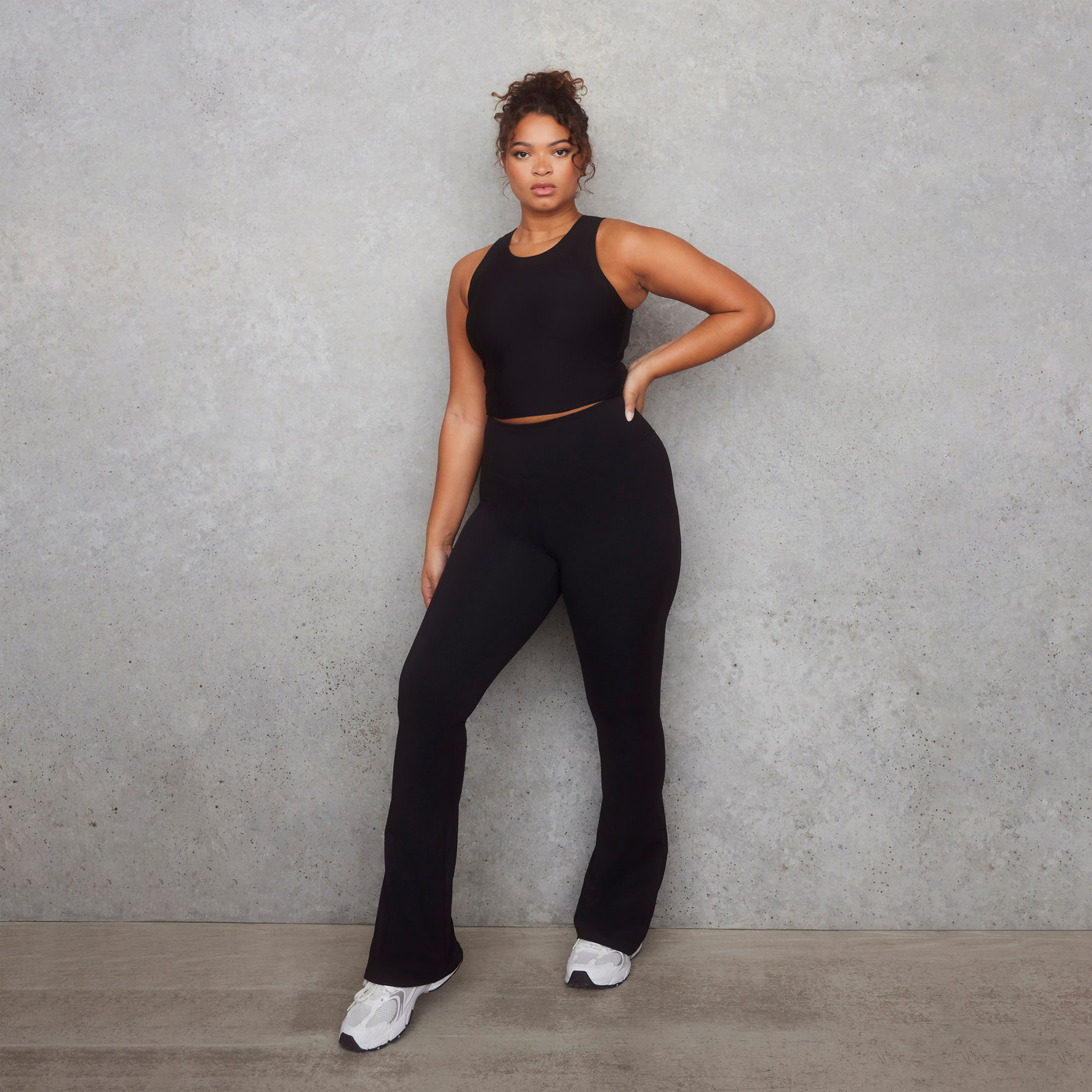 Curve Empower Flare Leggings - Black