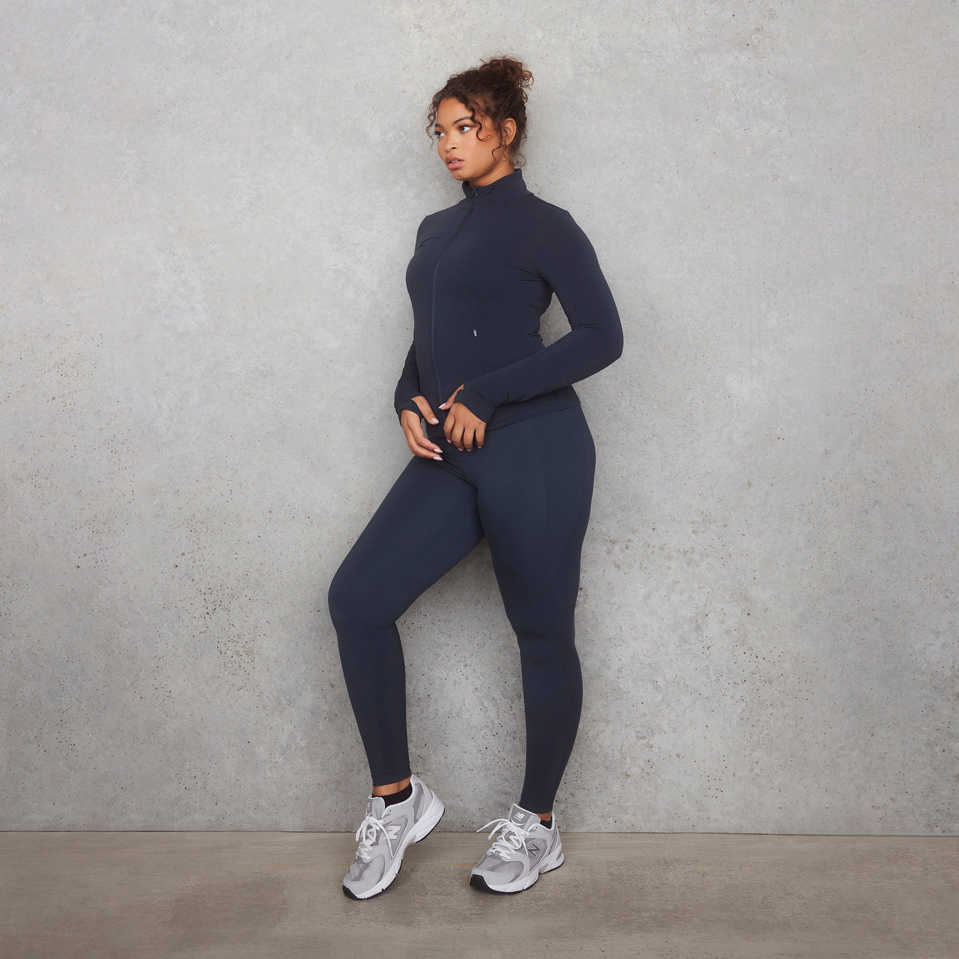 Curve Empower Leggings - Vintage Navy